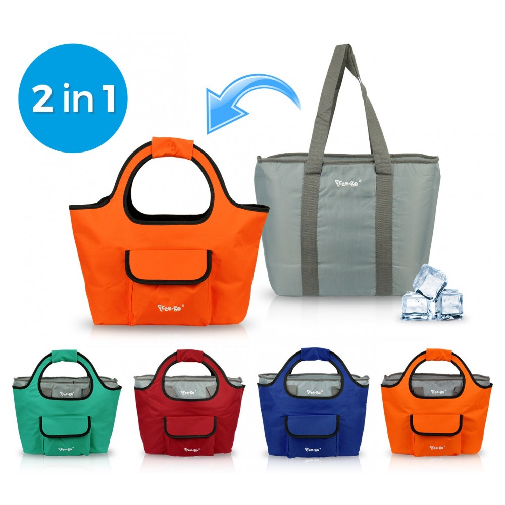 Blu mws 2507 Borsa termica FREE-GO bandiere dal mondo capacit/à 4 litri