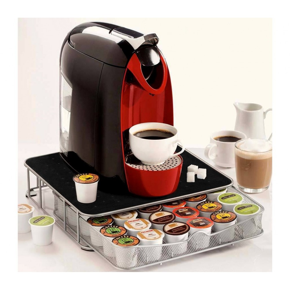 Stand per capsule caffè portacapsule in metallo 40 posti a 4 colonne