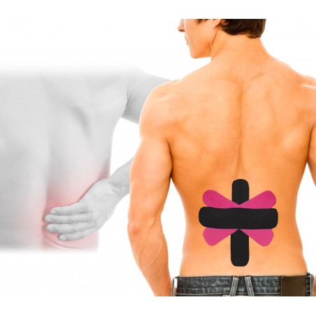 626671 Set 8 cerotti per Kinesiologia applicata per schiena e lombari