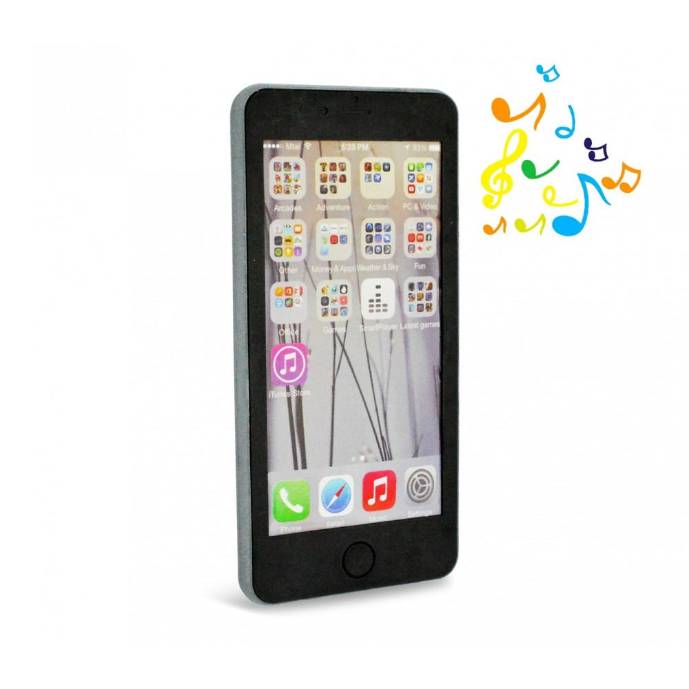 849665 Telefonino Plus in stile smartphone per bambini con suoni e canzoni 