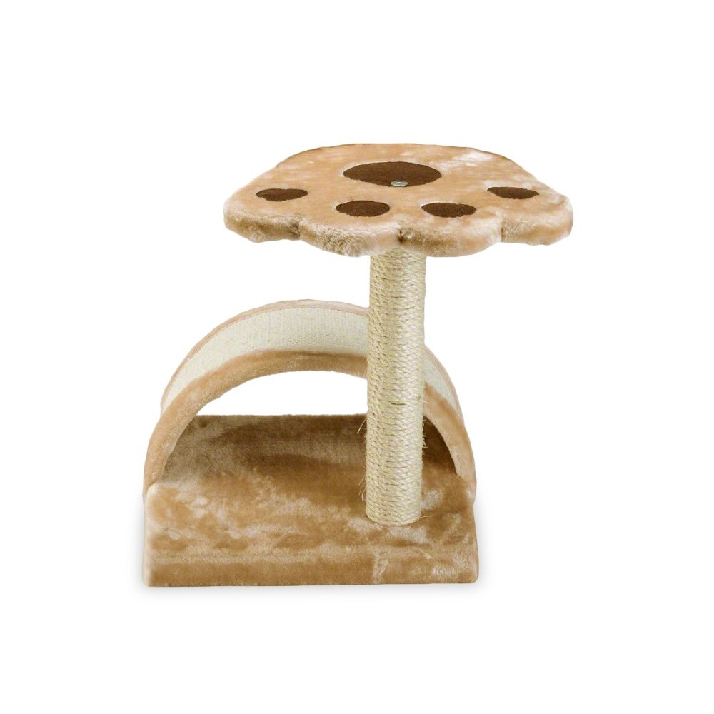 220289 Palestra con tiragraffi per gatti con colonna in sisal e base di appoggio