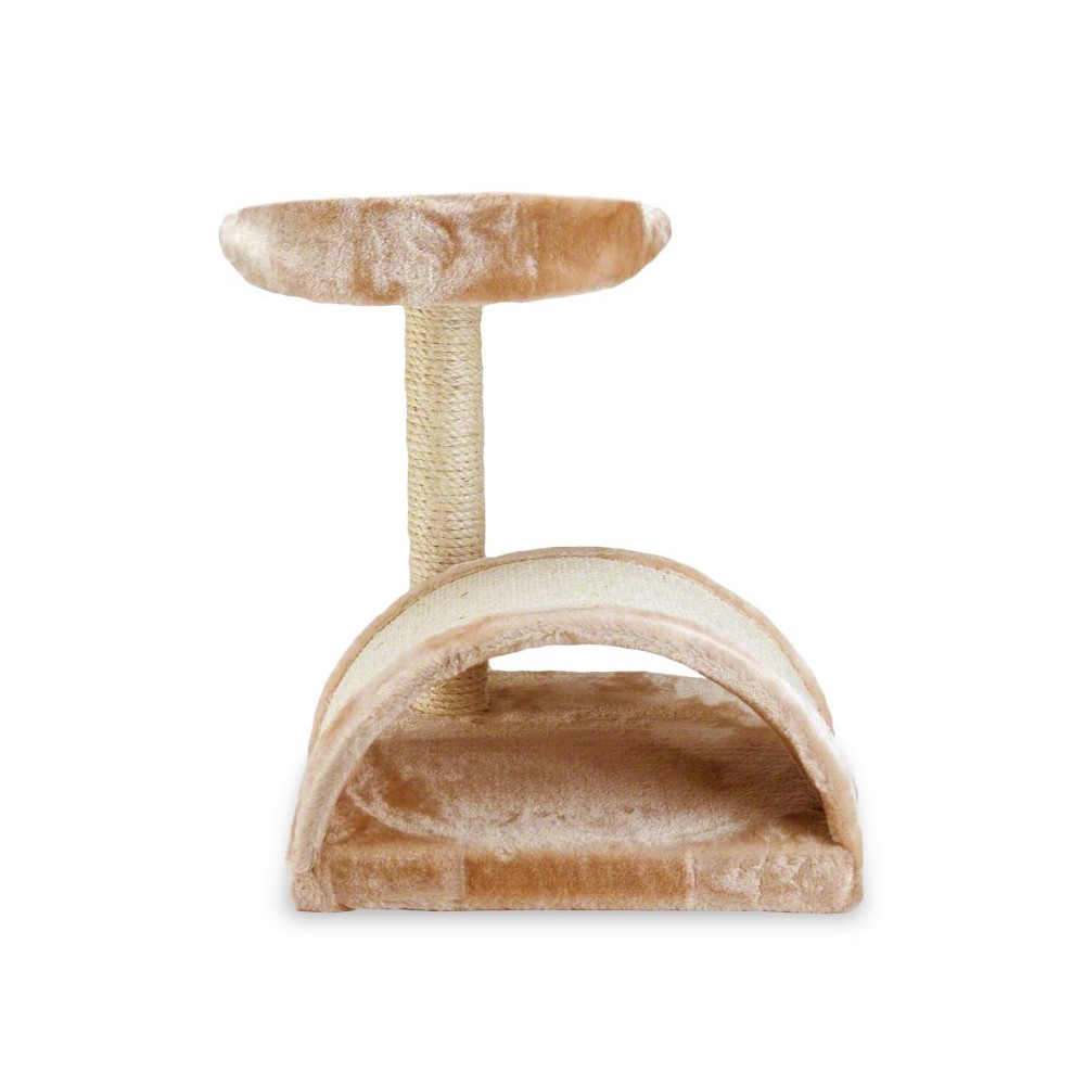 220289 Palestra con tiragraffi per gatti con colonna in sisal e base di appoggio