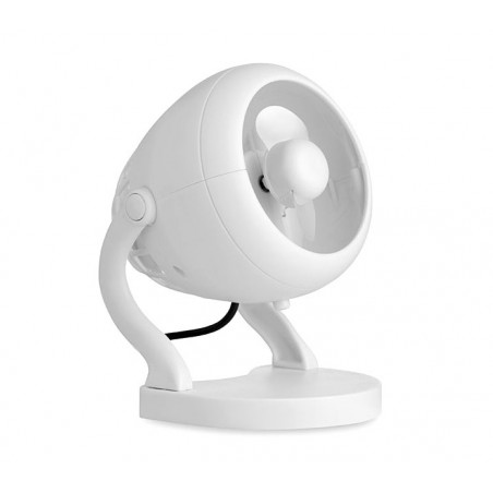 Mini ventilatore usb da tavolo 13 cm con rotazione a 360° e tasto di accensione Mini ventilatore usb da tavolo 13 cm con rotazione a 360° e tasto di accensione