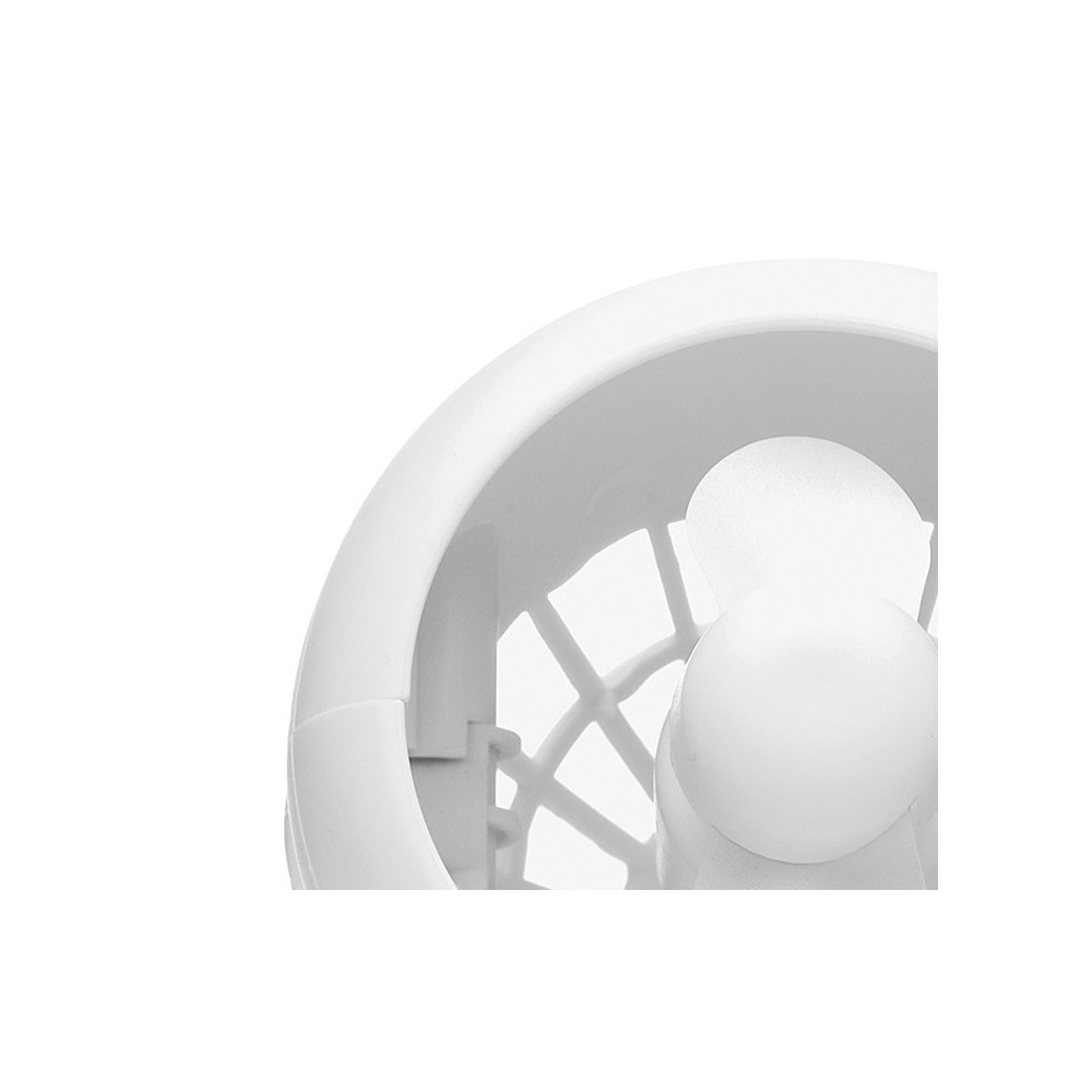 Mini ventilatore usb da tavolo 13 cm con rotazione a 360° e tasto di accensione