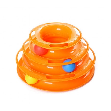 560021 Gioco interattivo per gatti a torre circolare con palline 560021 Gioco interattivo per gatti a torre circolare con palline