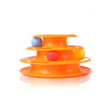 560021 Gioco interattivo per gatti a torre circolare con palline 560021 Gioco interattivo per gatti a torre circolare con palline