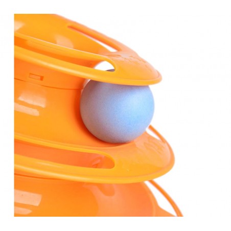 560021 Gioco interattivo per gatti a torre circolare con palline 560021 Gioco interattivo per gatti a torre circolare con palline