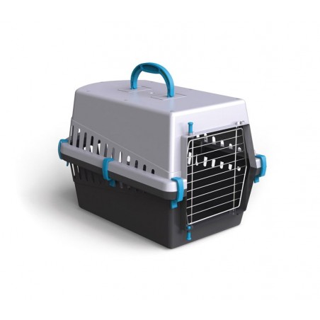 10570 Trasportino con griglia in plastica per cani e gatti da viaggio 50 cm 