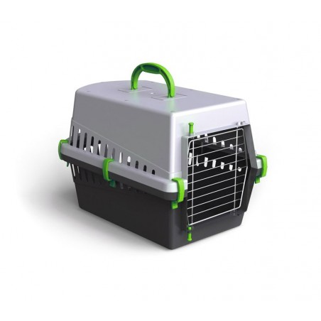 10570 Trasportino con griglia in plastica per cani e gatti da viaggio 50 cm 
