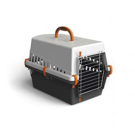 10570 Trasportino con griglia in plastica per cani e gatti da viaggio 50 cm 