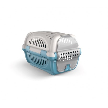 10569 Trasportino in plastica modello Rhino per cani e gatti da viaggio 51 cm 