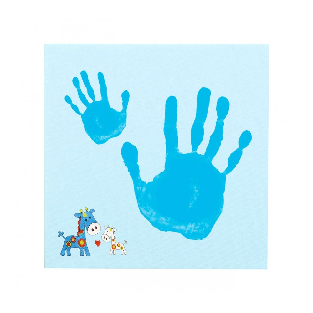 15951 Kit per impronta su tela per bambini e genitori in due colori