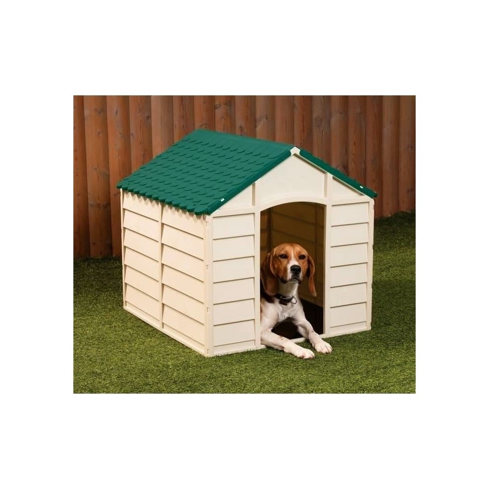 50701 Cuccia a forma di casetta in resina per cani big size 78x85x80 cm