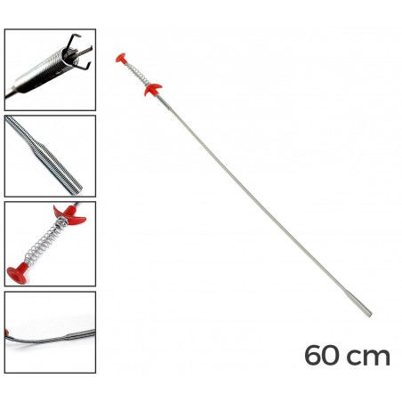 1126 Pinza prenditutto a molla in acciaio flessibile 60cm 