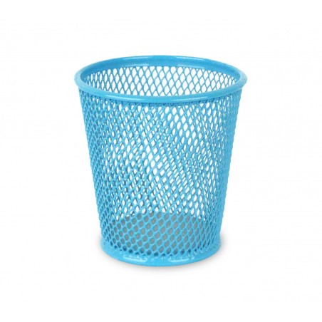 1051T Bicchiere portapenne in metallo traforato in diversi colori 