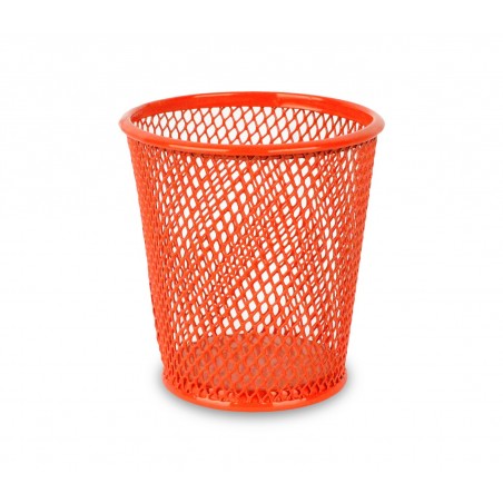 1051T Bicchiere portapenne in metallo traforato in diversi colori 