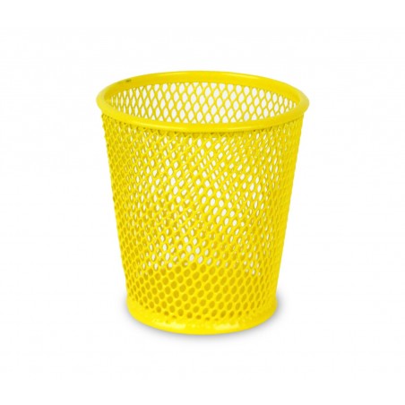 1051T Bicchiere portapenne in metallo traforato in diversi colori 