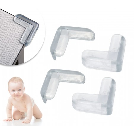 2869 Paraspigoli in materiale plastico trasparente con biadesivo incluso 2869 Paraspigoli in materiale plastico trasparente con biadesivo incluso