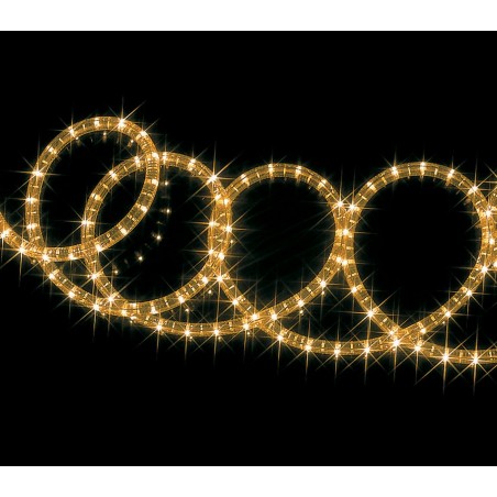 291203 Tubo 360 lampadine bianche superluminose da esterno 10 mt