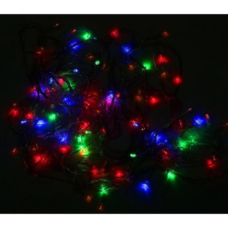 498831 Minilucciole multicolor 100 luci led per uso interno cavo trasparente 