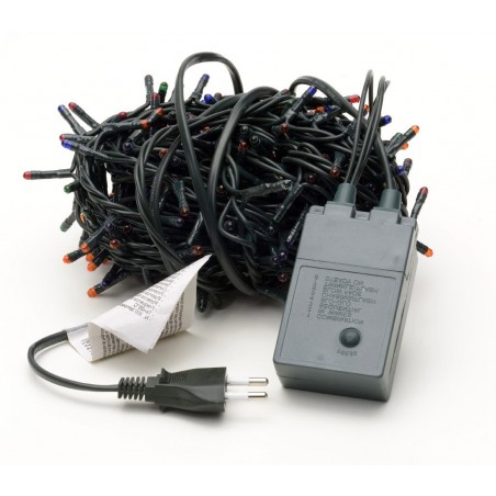 013591 Minilucciole 300 luci multicolor per uso interno 8 giochi di luci