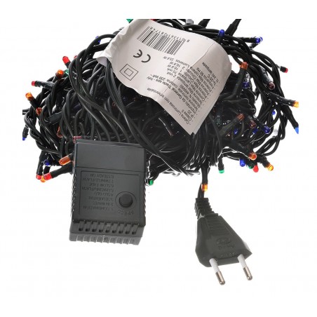 013546 Minilucciole 240 luci multicolor per uso interno 8 giochi di luci 013546 Minilucciole 240 luci multicolor per uso interno 8 giochi di luci