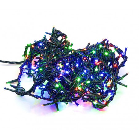 49111Minilucciole led 180 luci multicolor per uso interno 8 giochi di luci