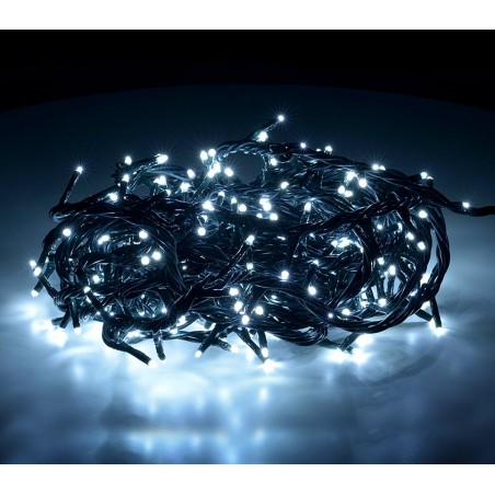 499616 Minilucciole led 240 luci bianco freddo per uso interno 8 giochi di luci 499616 Minilucciole led 240 luci bianco freddo per uso interno 8 giochi di luci