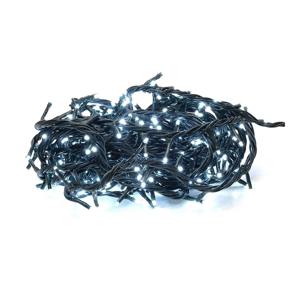 499616 Minilucciole led 240 luci bianco freddo per uso interno 8 giochi di luci