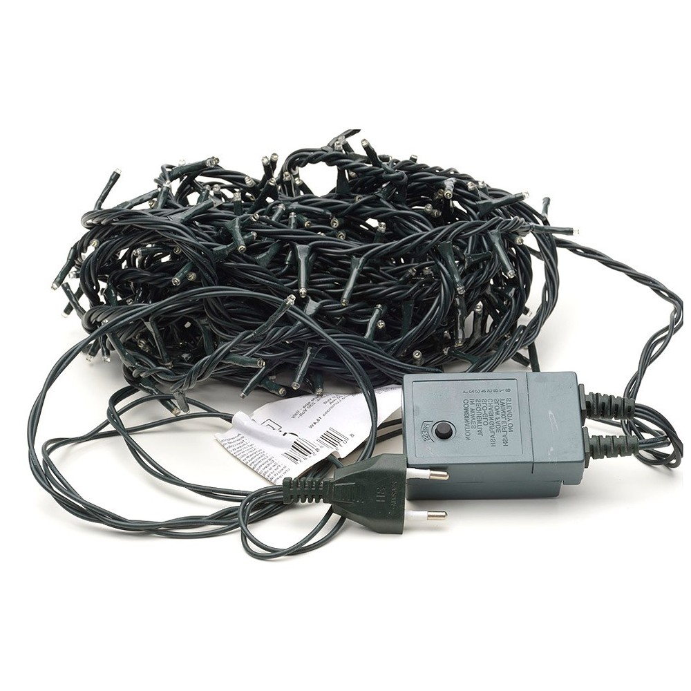 499616 Minilucciole led 240 luci bianco freddo per uso interno 8 giochi di luci