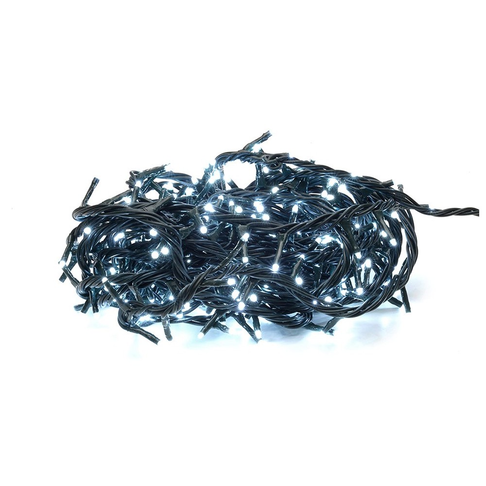 498923Minilucciole led 180 luci bianco freddo per uso interno 8 giochi di luci