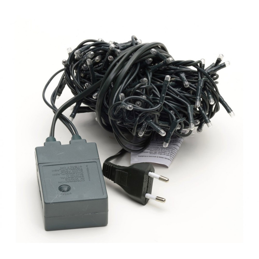 013485Minilucciole 180 luci bianche per uso interno 8 giochi di luci