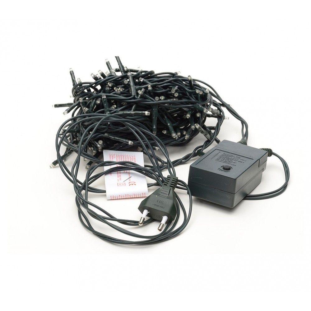 467080 Luci natalizie 100 led multicolor con effetto sonoro 8 melodie da interno