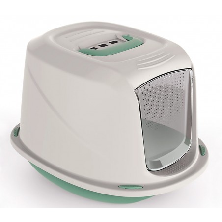 18546 Toilette per gatti GALAXY 45x36x31,5cm con sezione pulisci pelo