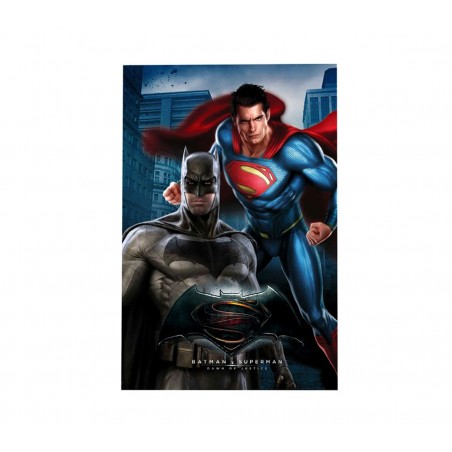 MW160301 Plaid in morbido e caldo pile BATMAN VS SUPERMAN 100x150cm 
