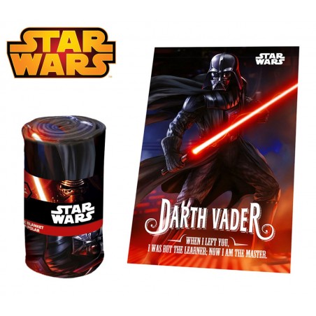 SW92242 Coperta in morbido e caldo pile  DARTH VADER  Star Wars 100 x 150 cm  SW92242 Coperta in morbido e caldo pile  DARTH VADER  Star Wars 100 x 150 cm