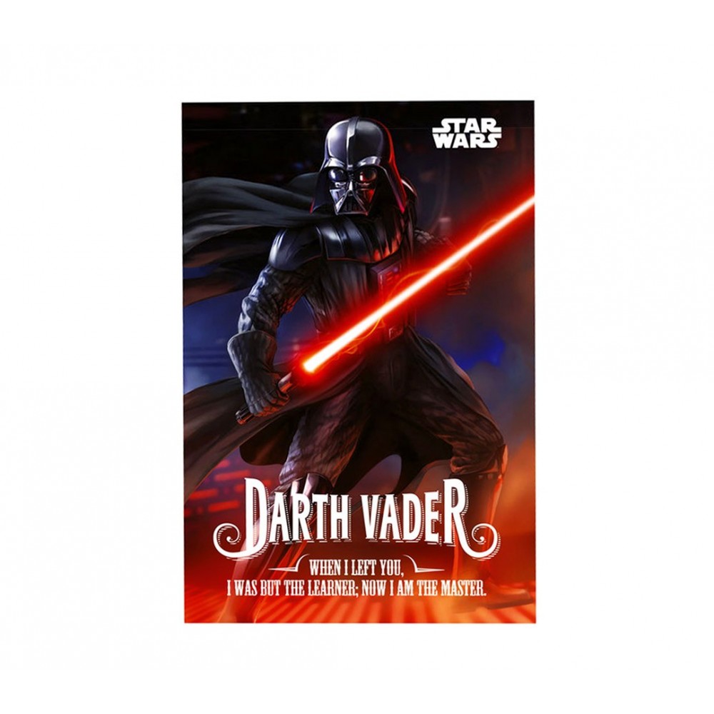 SW92242 Coperta in morbido e caldo pile  DARTH VADER  Star Wars 100 x 150 cm