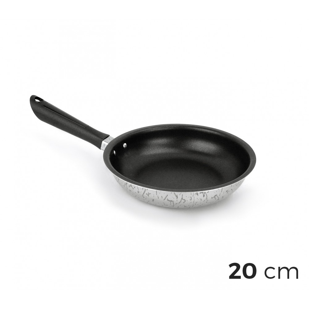 000014 Padella in alluminio con rivestimento interno antiaderente 20cm ø