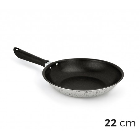 000021 Padella in alluminio con rivestimento interno antiaderente 22cm ø