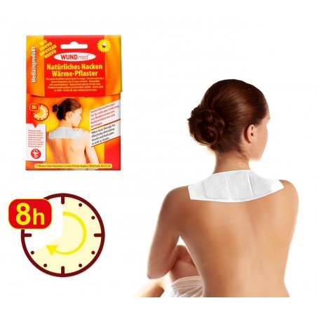 626572 Pack 2 cerotti naturali termici al calore terapeutico per zona cervicale