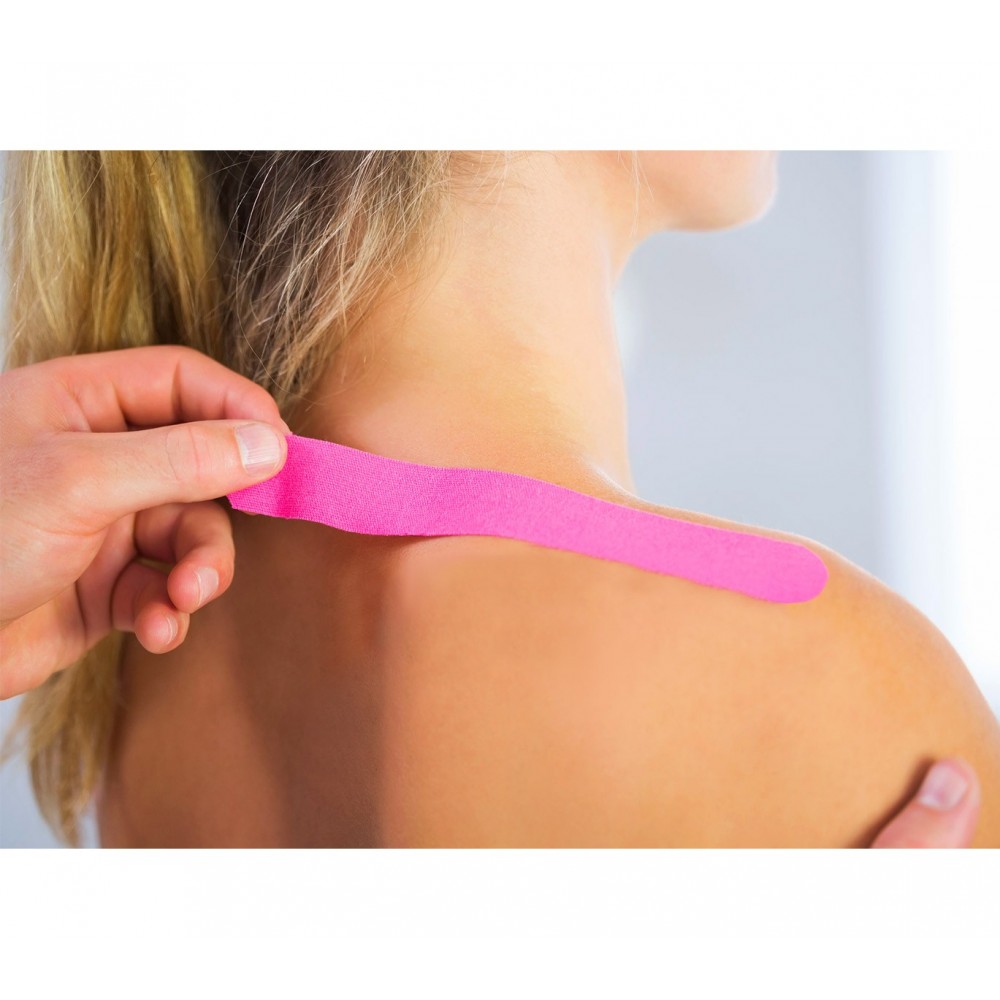 626657 Set 4 nastri per Kinesiologia applicata per spalle e nuca taping