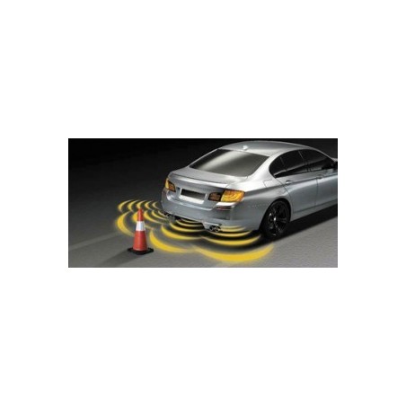 Kit 4 sensori parcheggio display led cicalino acustico