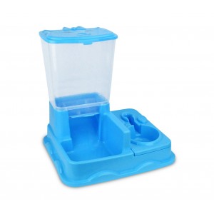 3028 Dispenser BIG automatico cibo e acqua per cani e gatti doppia ciotola