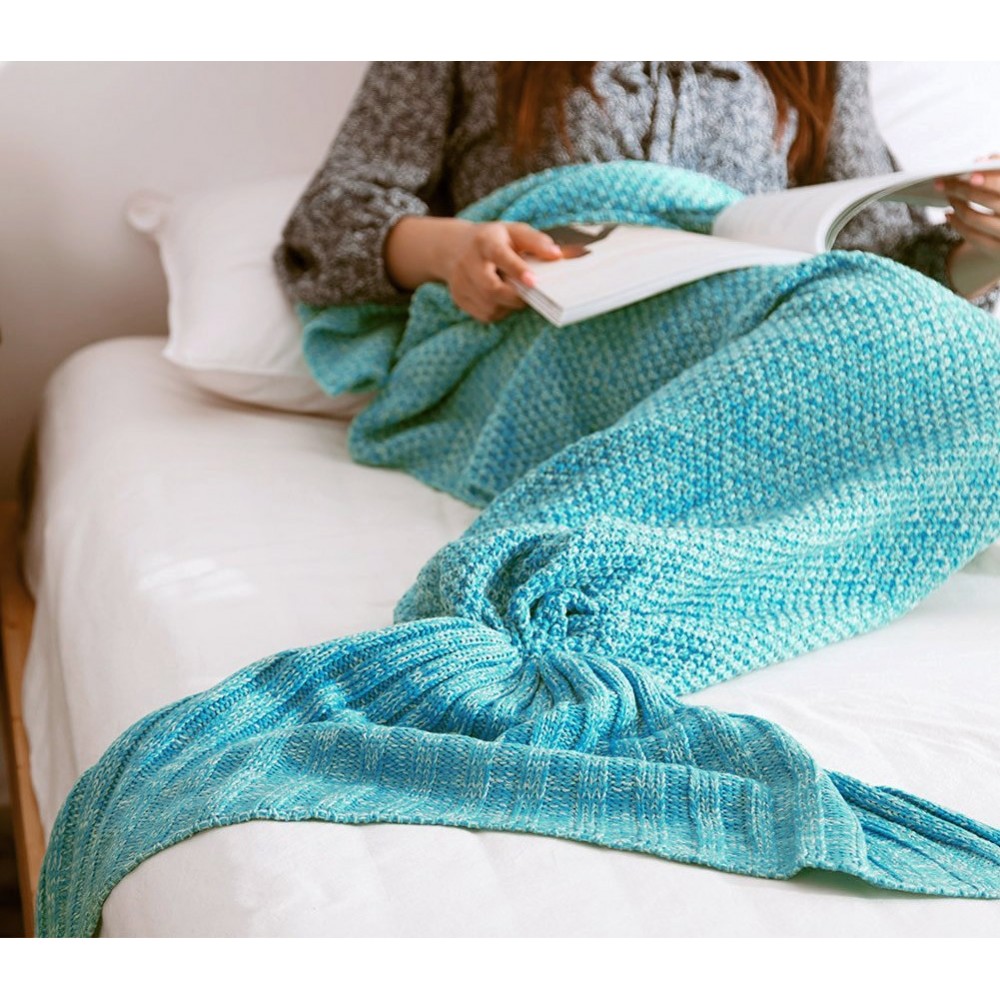 3402 Coperta a forma di coda di sirena per adulti in quattro colori