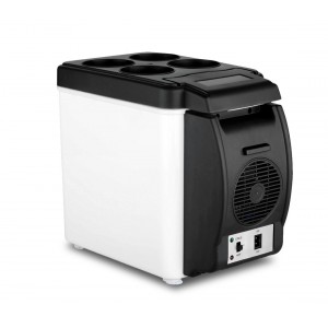 203002 Frigo portatile da auto 2 in 1 caldo e freddo 6 litri alimentazione 12 V 2