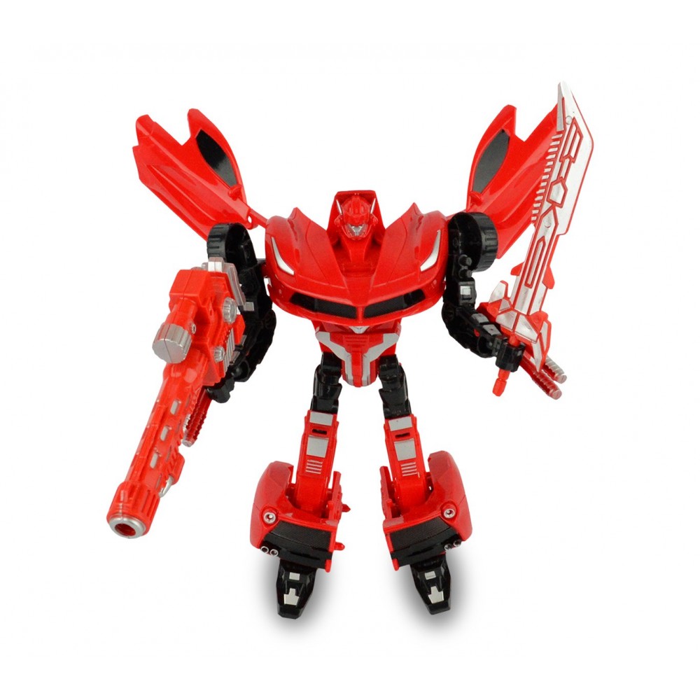 377496 Power robot trasformabili in automobile due modelli con armi