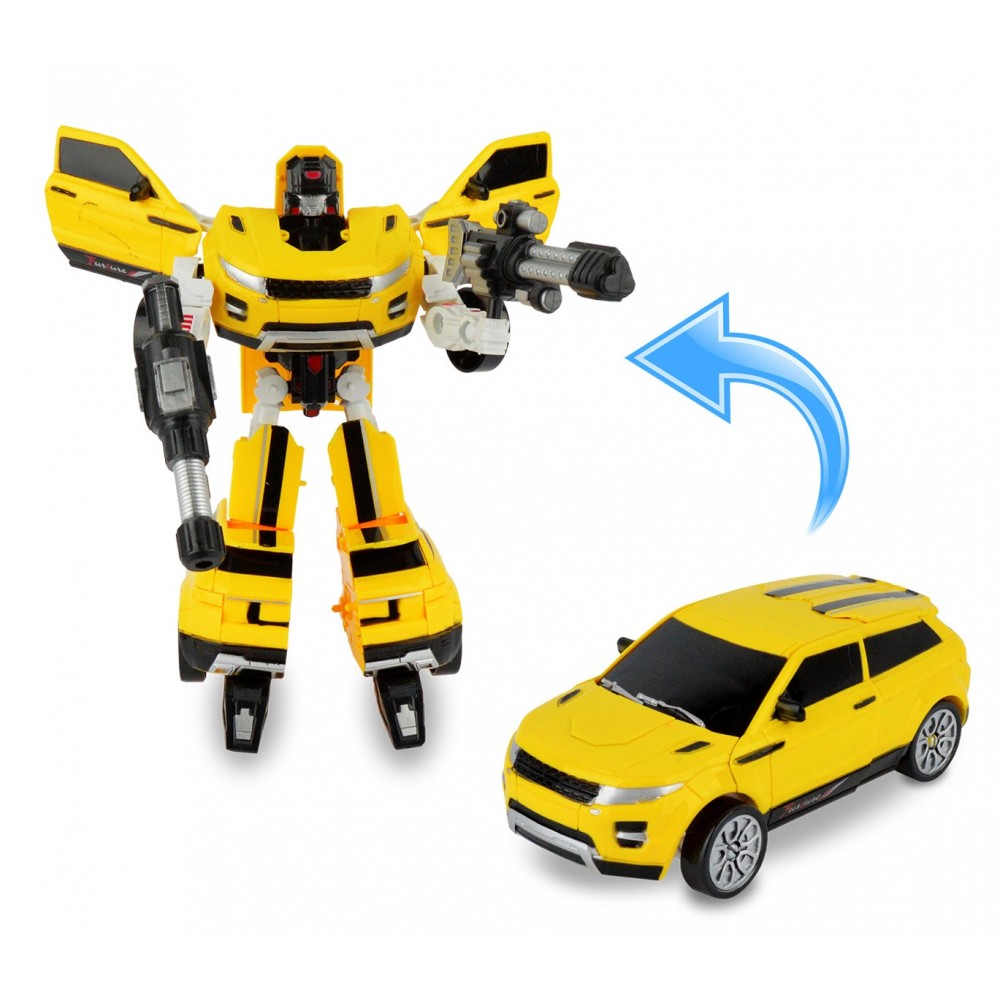 377496 Power robot trasformabili in automobile due modelli con armi