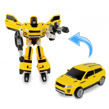 377496 Power robot trasformabili in automobile due modelli con armi