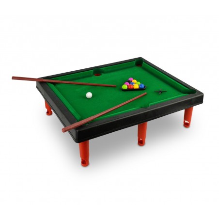 154615 Mini biliardo giocattolo per bambini con due mazze e palline