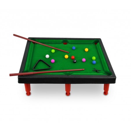 154615 Mini biliardo giocattolo per bambini con due mazze e palline